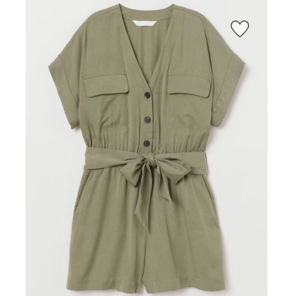 H&M Khaki Green Romper - Picture 3 of 3